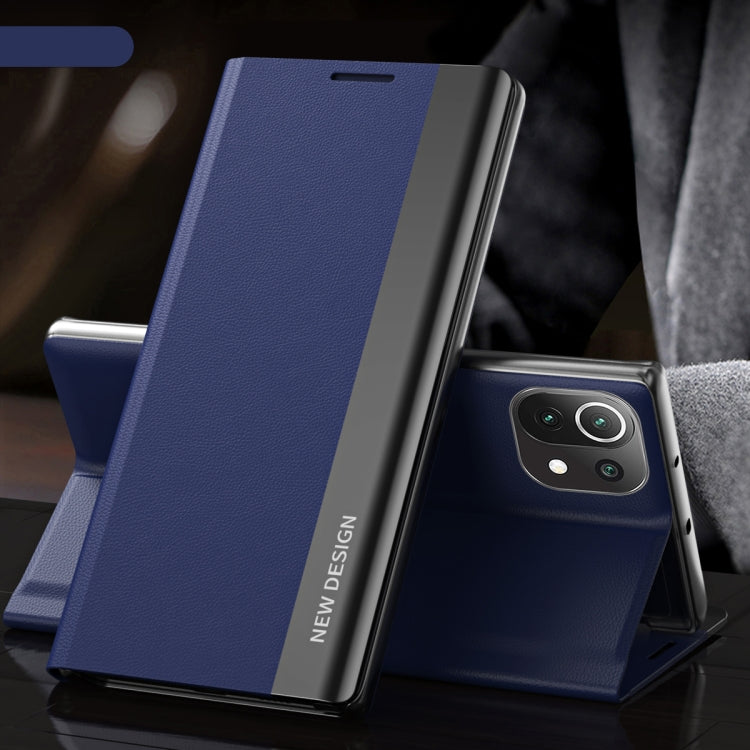 Side Electroplated Magnetic Ultra-Thin Horizontal Flip Leather Case with Holder, For Xiaomi Mi 11 Lite, For Xiaomi Mi 10T Lite, For Xiaomi Mi 11, For Xiaomi Mi 11 Pro, For Xiaomi Mi 10T / Mi 10T Pro, For Xiaomi Redmi Note 10 Pro