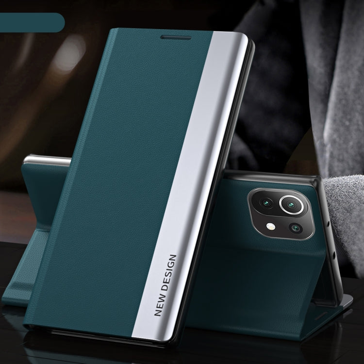 Side Electroplated Magnetic Ultra-Thin Horizontal Flip Leather Case with Holder, For Xiaomi Mi 11 Lite, For Xiaomi Mi 10T Lite, For Xiaomi Mi 11, For Xiaomi Mi 11 Pro, For Xiaomi Mi 10T / Mi 10T Pro, For Xiaomi Redmi Note 10 Pro