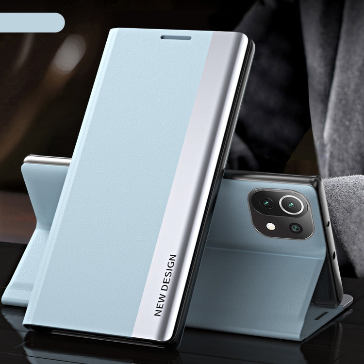 Side Electroplated Magnetic Ultra-Thin Horizontal Flip Leather Case with Holder, For Xiaomi Mi 11 Lite, For Xiaomi Mi 10T Lite, For Xiaomi Mi 11, For Xiaomi Mi 11 Pro, For Xiaomi Mi 10T / Mi 10T Pro, For Xiaomi Redmi Note 10 Pro