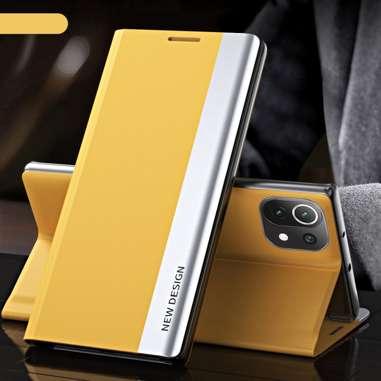 Side Electroplated Magnetic Ultra-Thin Horizontal Flip Leather Case with Holder, For Xiaomi Mi 11 Lite, For Xiaomi Mi 10T Lite, For Xiaomi Mi 11, For Xiaomi Mi 11 Pro, For Xiaomi Mi 10T / Mi 10T Pro, For Xiaomi Redmi Note 10 Pro