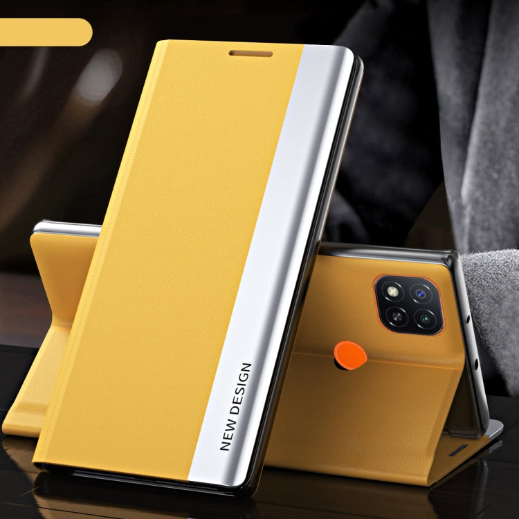 Side Electroplated Magnetic Ultra-Thin Horizontal Flip Leather Case with Holder, For Xiaomi Redmi 10, For Xiaomi Redmi Note 10 5G, For Xiaomi Redmi Note10 4G, For Xiaomi Redmi 9A, For Xiaomi Redmi 9C, For Xiaomi Redmi Note 9 Pro Max