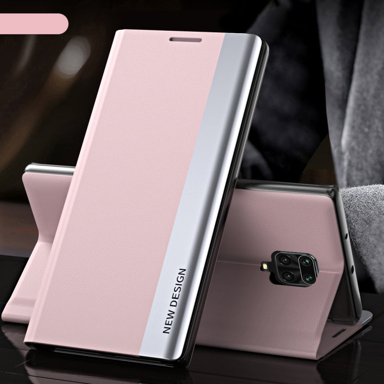 Side Electroplated Magnetic Ultra-Thin Horizontal Flip Leather Case with Holder, For Xiaomi Redmi 10, For Xiaomi Redmi Note 10 5G, For Xiaomi Redmi Note10 4G, For Xiaomi Redmi 9A, For Xiaomi Redmi 9C, For Xiaomi Redmi Note 9 Pro Max