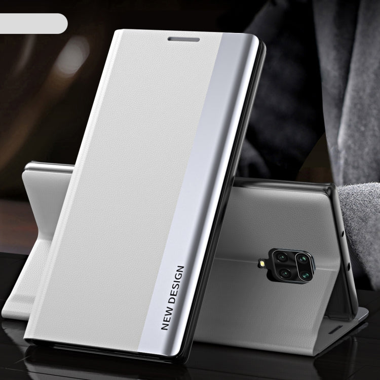 Side Electroplated Magnetic Ultra-Thin Horizontal Flip Leather Case with Holder, For Xiaomi Redmi 10, For Xiaomi Redmi Note 10 5G, For Xiaomi Redmi Note10 4G, For Xiaomi Redmi 9A, For Xiaomi Redmi 9C, For Xiaomi Redmi Note 9 Pro Max