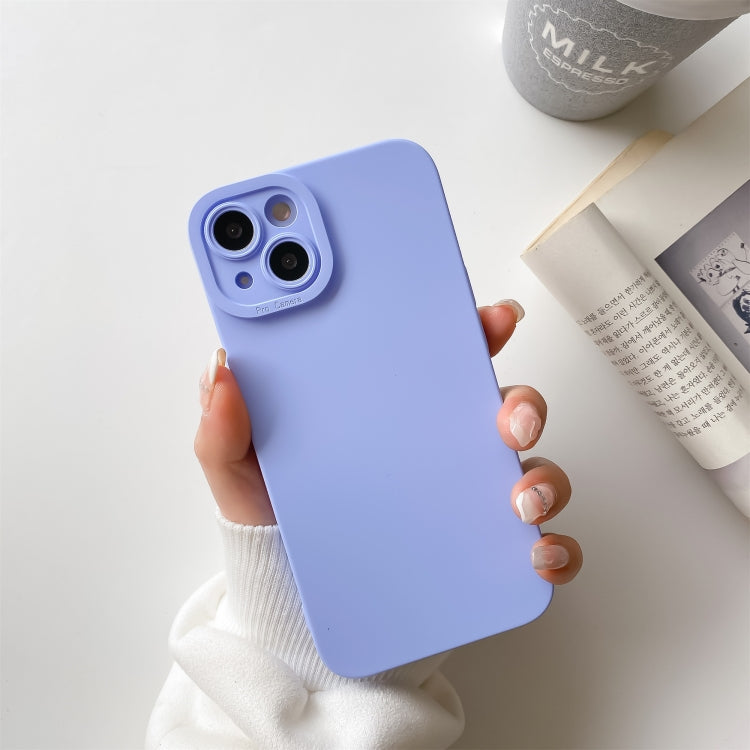 Straight-Edge Solid Color Liquid Silicone Shockproof Full Coverage Protective Case, For iPhone 13 Pro Max, For iPhone 13, For iPhone 13 Pro