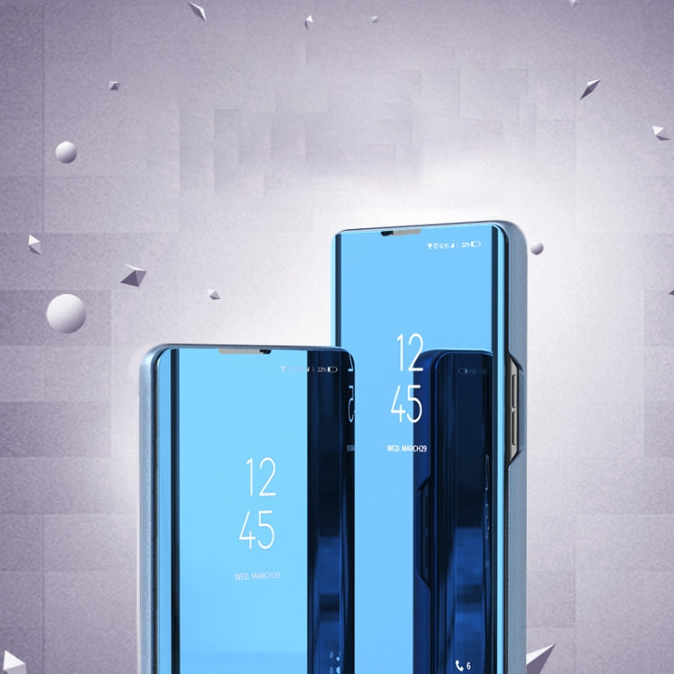 Plated Mirror Horizontal Flip Leather Case with Holder, For Xiaomi Mi 11T / 11T Pro