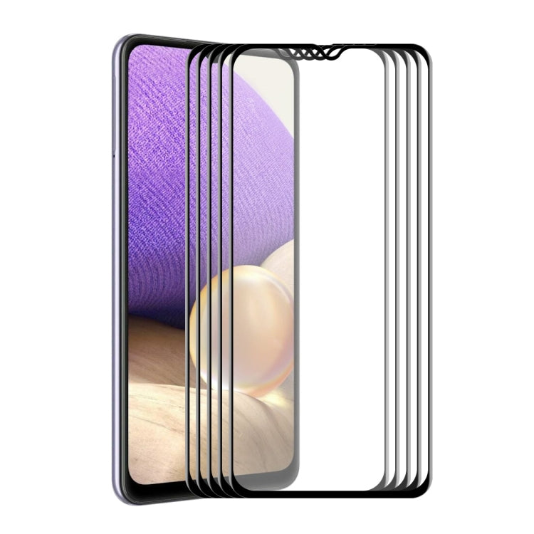 5 PCS ENKAY Hat-Prince Full Glue Tempered Glass 6D Full Coverage Anti-scratch Protector, For Samsung Galaxy A03s 164mm(5pcs), For Samsung Galaxy A03s 166mm(5pcs), For Samsung Galaxy A22 4G(5pcs), For Samsung Galaxy A22 5G(5pcs)                         ...