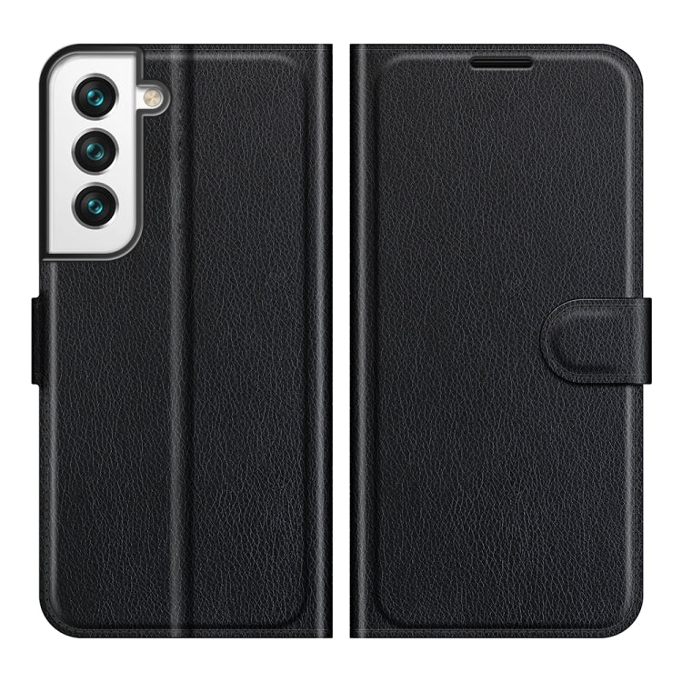 For Samsung S22 Litchi Texture Horizontal Flip Protective Case with Holder & Card Slots & Wallet, For Galaxy S22 5G