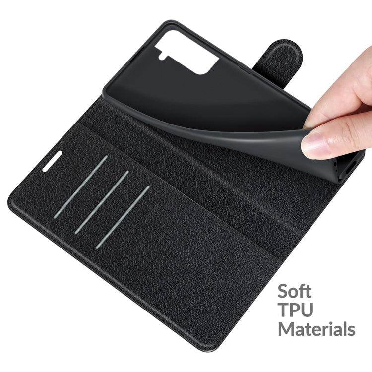 For Samsung S22 Litchi Texture Horizontal Flip Protective Case with Holder & Card Slots & Wallet, For Galaxy S22 5G