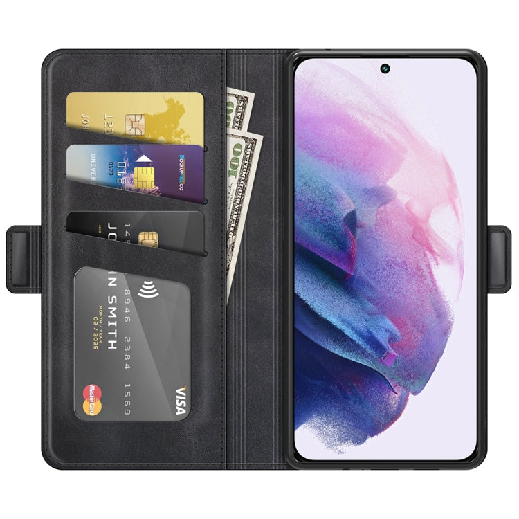For Samsung Galaxy S22 5G Dual-side Magnetic Buckle Horizontal Flip Leather Case with Holder & Card Slots & Wallet, For Samsung Galaxy S22 5G