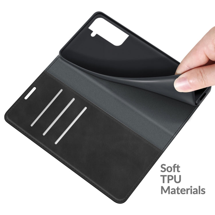 For Samsung Galaxy S22 5G Retro-skin Business Magnetic Suction Leather Case with Holder & Card Slots & Wallet, For Samsung Galaxy S22 5G