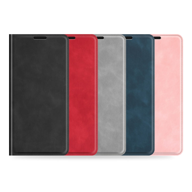 For Samsung Galaxy S22 5G Retro-skin Business Magnetic Suction Leather Case with Holder & Card Slots & Wallet, For Samsung Galaxy S22 5G