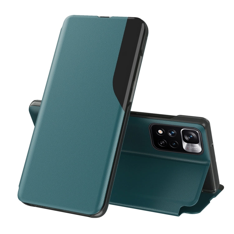 Attraction Flip Holder Leather Phone Case, For Xiaomi Redmi Note 11, For Xiaomi Redmi Note 11 Pro