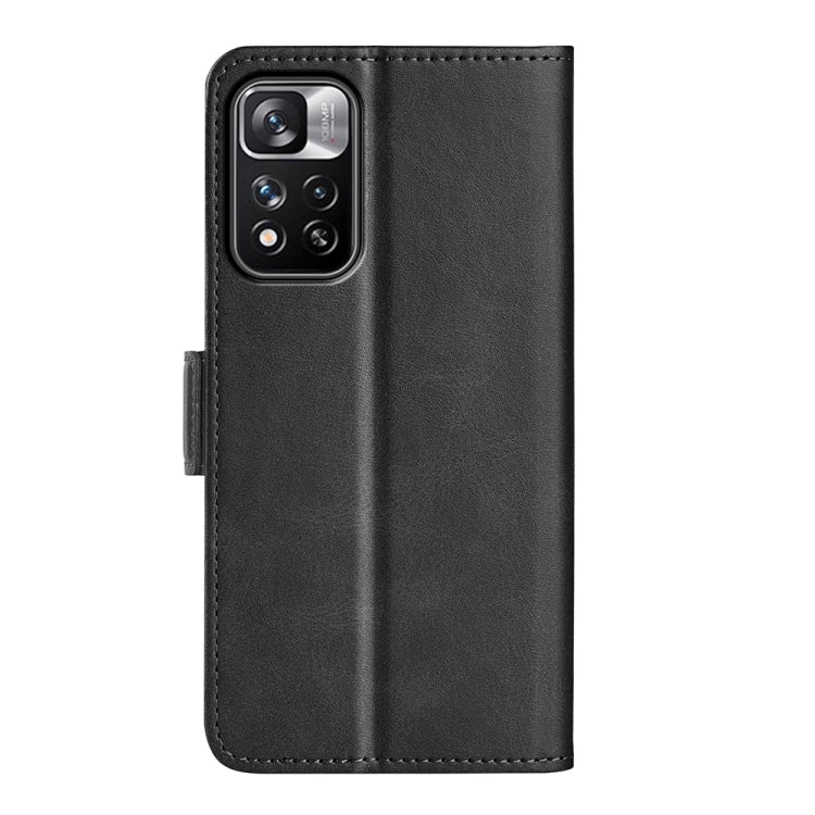 For Xiaomi Redmi Note 11 Pro / Note 11 Pro+ Dual-side Magnetic Buckle Horizontal Flip Leather Case with Holder & Card Slots & Wallet, For Xiaomi Redmi Note 11 Pro