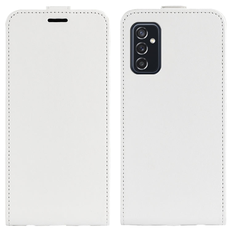 For Samsung Galaxy M52 5G R64 Texture Single Vertical Flip Leather Protective Case with Card Slots & Photo Frame, For Galaxy M52 5G