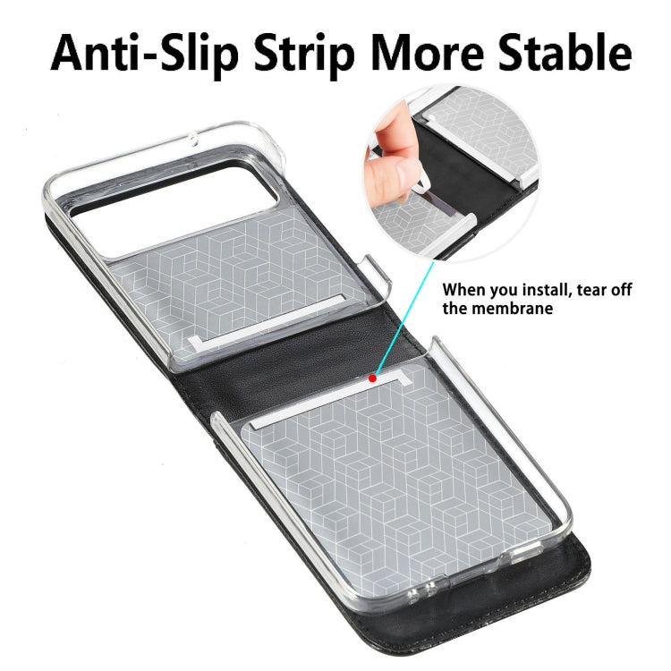 Diagonal Lanyard Embossed Card Phone Case, For Samsung Galaxy Z Flip 3 5G, For Samsung Galaxy Z Flip 5G