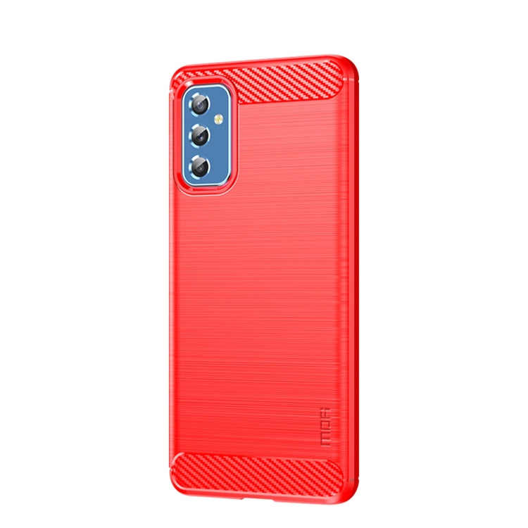 MOFI Gentleness Series Brushed Texture Carbon Fiber Soft TPU Case, For Samsung Galaxy S22 5G, For Samsung Galaxy S22+ 5G, For Samsung Galaxy S22 Ultra 5G, For Samsung Galaxy A13 5G, For Samsung Galaxy M52 5G