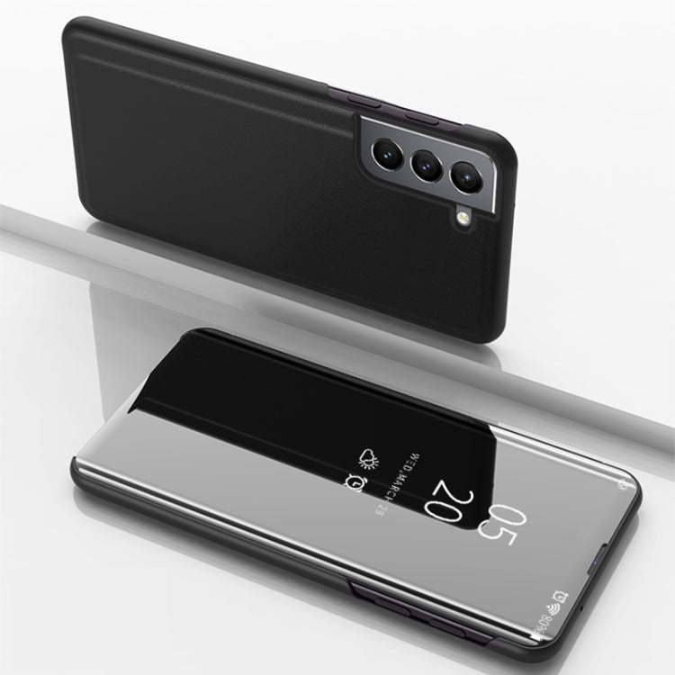 Plated Mirror Horizontal Flip Leather Case with Holder, For Samsung Galaxy S22 5G, For Samsung Galaxy S22 Plus 5G, For Samsung Galaxy S22 Ultra 5G