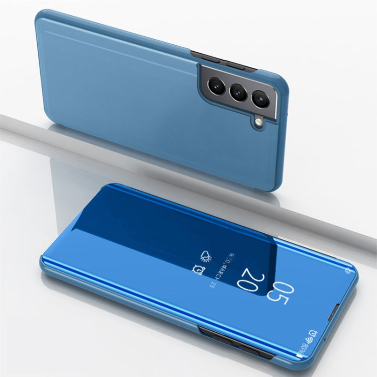 Plated Mirror Horizontal Flip Leather Case with Holder, For Samsung Galaxy S22 5G, For Samsung Galaxy S22 Plus 5G, For Samsung Galaxy S22 Ultra 5G