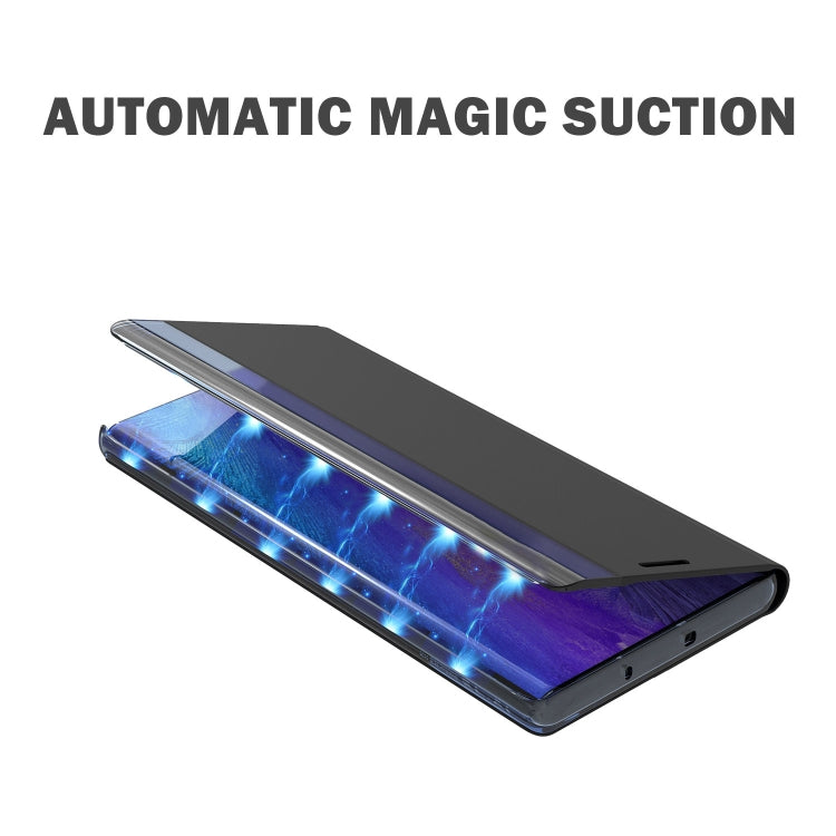 Plain Texture Cloth Attraction Flip Holder Leather Phone Case, For Samsung Galaxy S22 5G, For Samsung Galaxy S22+ 5G, For Samsung Galaxy S22 Ultra 5G