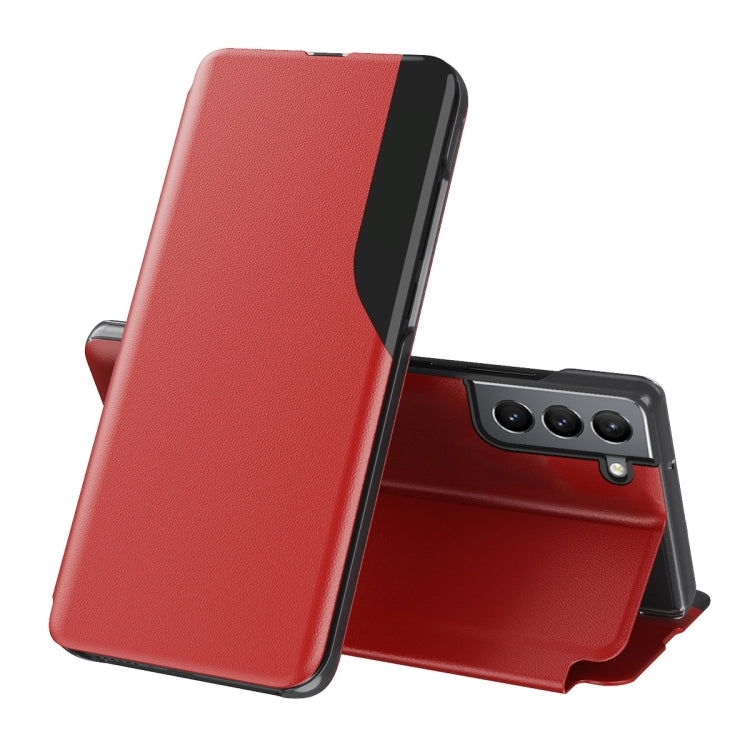 Attraction Flip Holder Leather Phone Case, For Samsung Galaxy S22 5G, For Samsung Galaxy S22 Plus 5G, For Samsung Galaxy S22 Ultra 5G