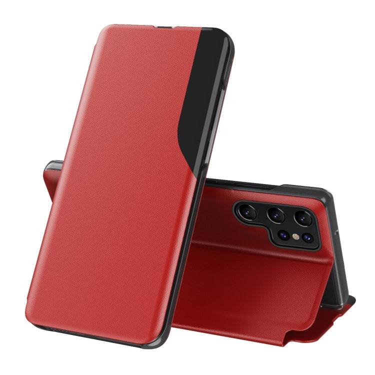 Attraction Flip Holder Leather Phone Case, For Samsung Galaxy S22 5G, For Samsung Galaxy S22 Plus 5G, For Samsung Galaxy S22 Ultra 5G