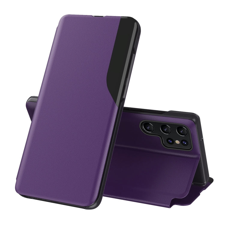 Attraction Flip Holder Leather Phone Case, For Samsung Galaxy S22 5G, For Samsung Galaxy S22 Plus 5G, For Samsung Galaxy S22 Ultra 5G