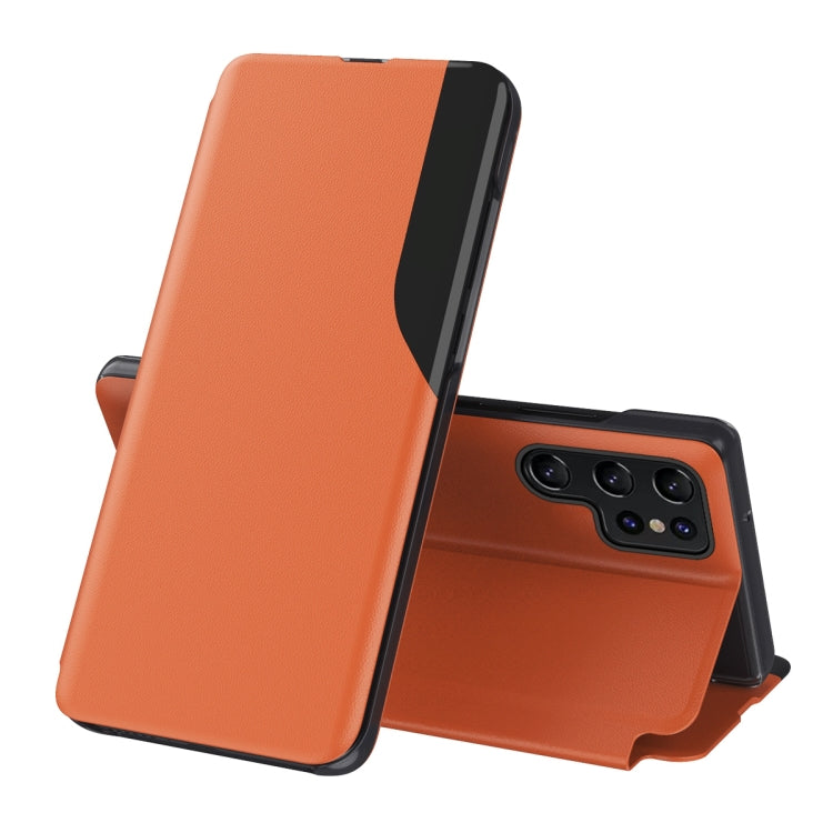 Attraction Flip Holder Leather Phone Case, For Samsung Galaxy S22 5G, For Samsung Galaxy S22 Plus 5G, For Samsung Galaxy S22 Ultra 5G