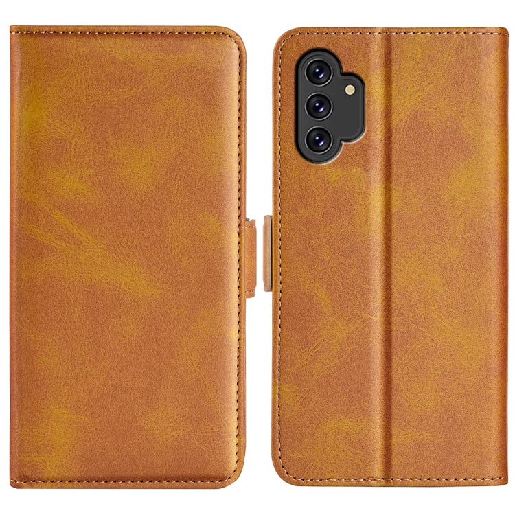 For Samsung Galaxy A13 4G Dual-side Magnetic Buckle Horizontal Flip Leather Case with Holder & Card Slots & Wallet, For Samsung Galaxy A13 4G