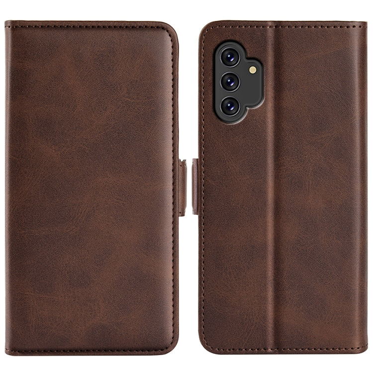 For Samsung Galaxy A13 4G Dual-side Magnetic Buckle Horizontal Flip Leather Case with Holder & Card Slots & Wallet, For Samsung Galaxy A13 4G