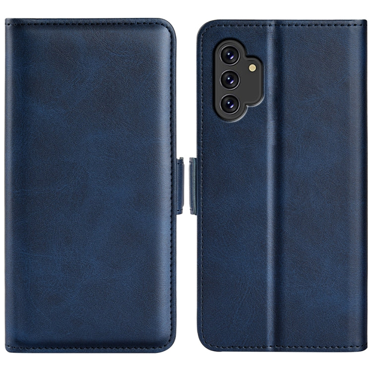 For Samsung Galaxy A13 4G Dual-side Magnetic Buckle Horizontal Flip Leather Case with Holder & Card Slots & Wallet, For Samsung Galaxy A13 4G