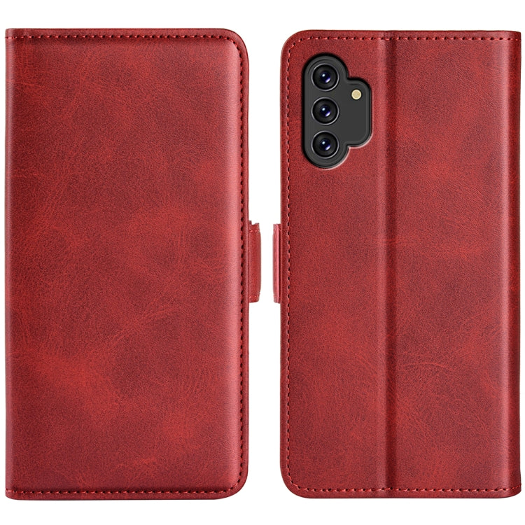 For Samsung Galaxy A13 4G Dual-side Magnetic Buckle Horizontal Flip Leather Case with Holder & Card Slots & Wallet, For Samsung Galaxy A13 4G