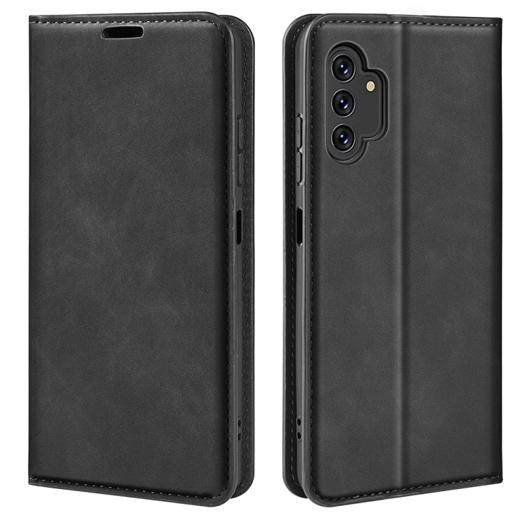 For Samsung Galaxy A13 4G Retro-skin Magnetic Leather Case with Holder & Card Slots & Wallet, For Samsung Galaxy A13 4G