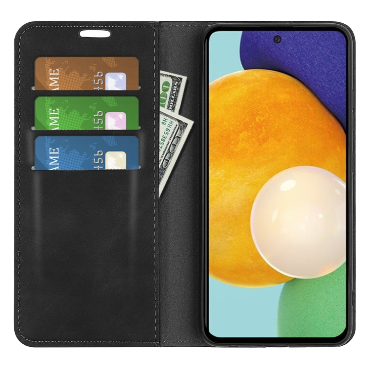 For Samsung Galaxy A13 4G Retro-skin Magnetic Leather Case with Holder & Card Slots & Wallet, For Samsung Galaxy A13 4G