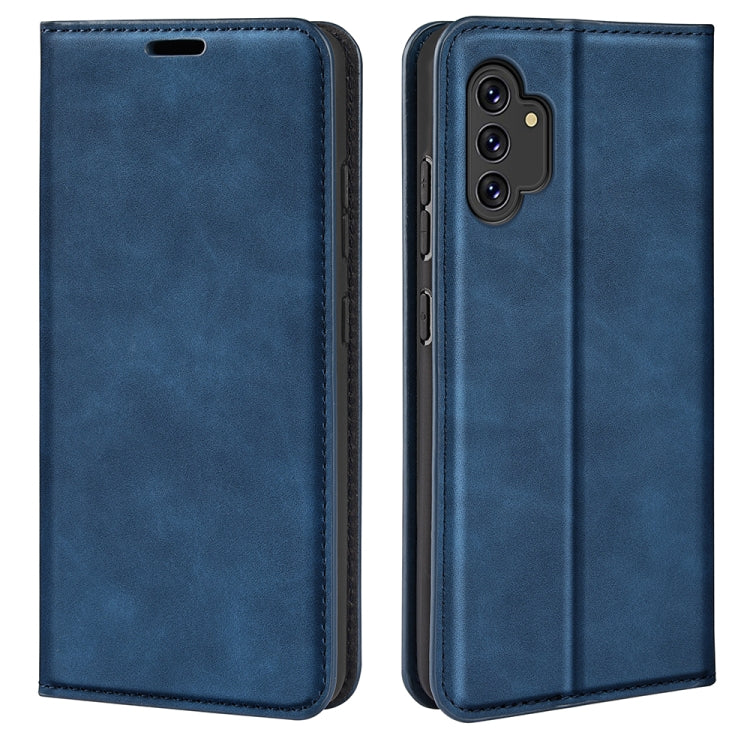 For Samsung Galaxy A13 4G Retro-skin Magnetic Leather Case with Holder & Card Slots & Wallet, For Samsung Galaxy A13 4G