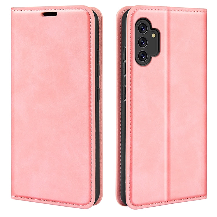 For Samsung Galaxy A13 4G Retro-skin Magnetic Leather Case with Holder & Card Slots & Wallet, For Samsung Galaxy A13 4G