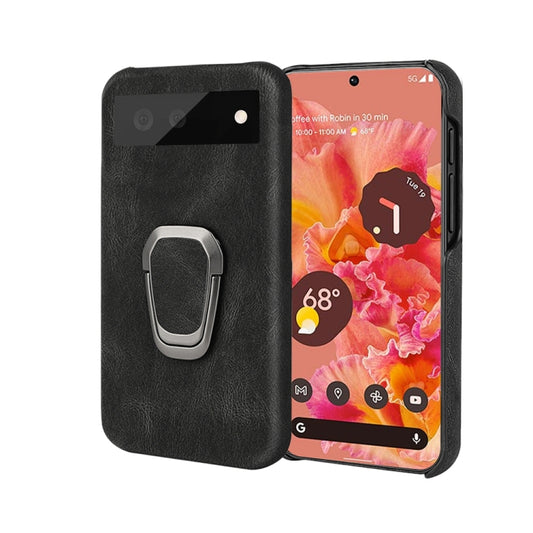 For Google Pixel 6 Ring Holder PU Phone Case, For Google Pixel 6