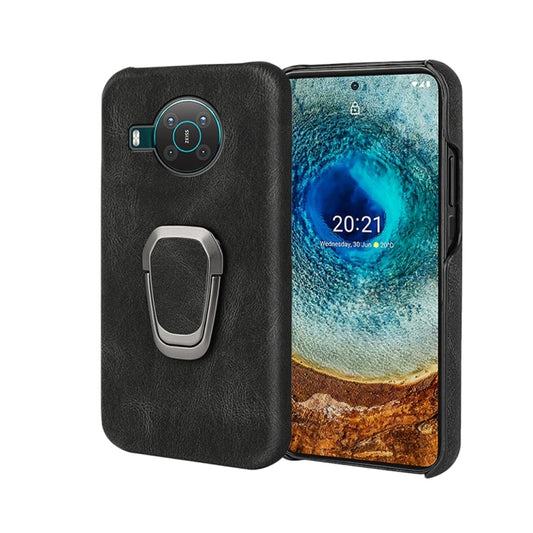 For Nokia X10 / X20 Ring Holder PU Phone Case, For Nokia X10 / X20