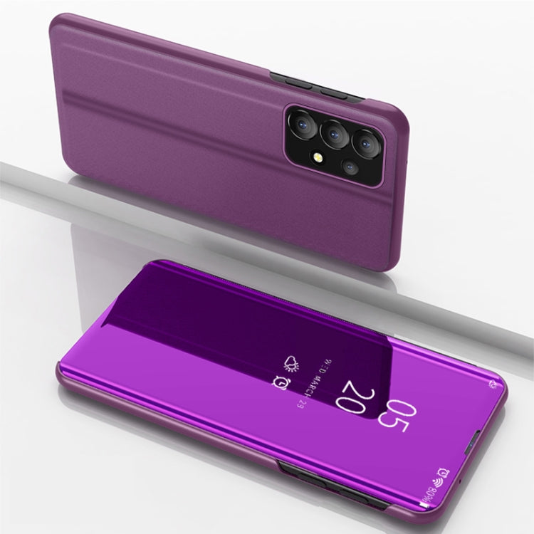 Plated Mirror Flip Leather Case with Holder, For Samsung Galaxy A53 5G, For Samsung Galaxy A33 5G, For Samsung Galaxy A73 5G