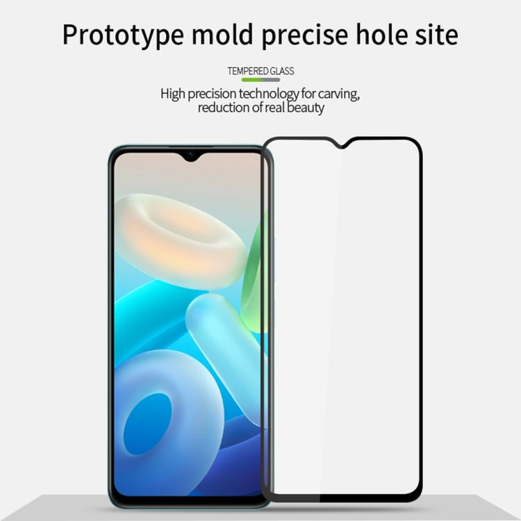 PINWUYO 9H 2.5D Tempered Glass Full Film, For vivo Y76 5G / Y76S 5G, For Motorola One 5G Ace, For Honor X30, For Xiaomi Poco M4 Pro 5G