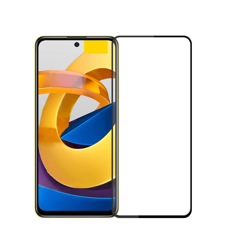 PINWUYO 9H 2.5D Tempered Glass Full Film, For vivo Y76 5G / Y76S 5G, For Motorola One 5G Ace, For Honor X30, For Xiaomi Poco M4 Pro 5G