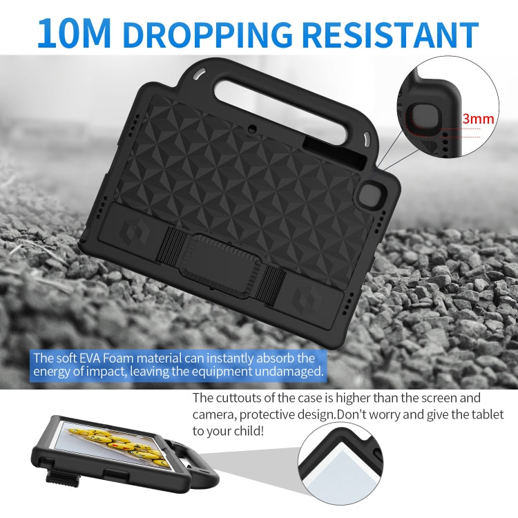 Diamond  EVA Shockproof Case with Holder & Strap, For Galaxy Tab A8 10.5(2021) X200/X205