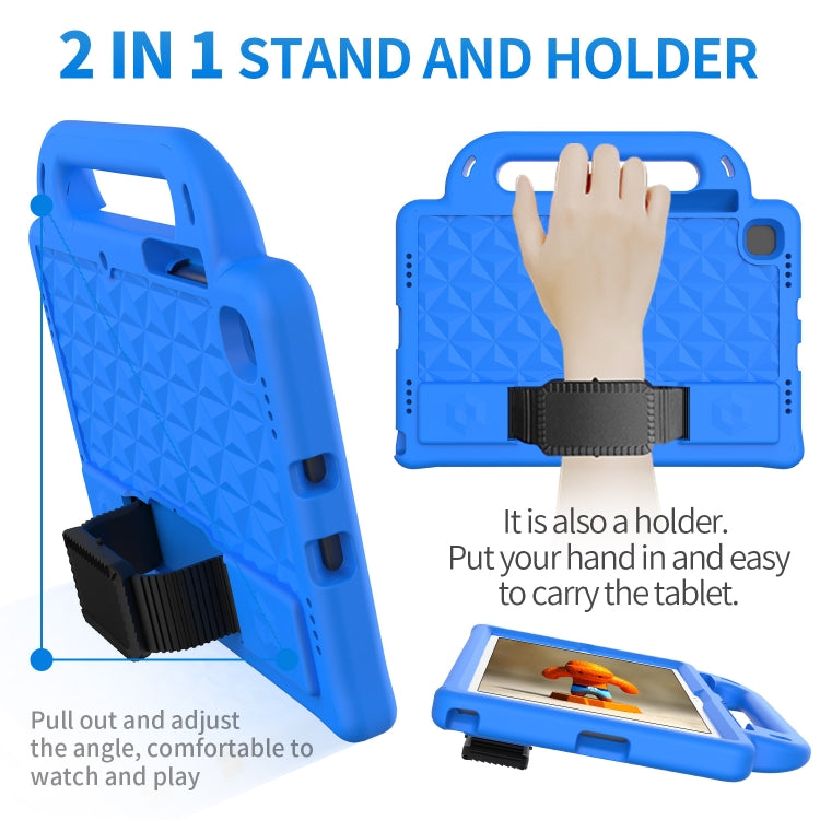 Diamond  EVA Shockproof Case with Holder & Strap, For Galaxy Tab A8 10.5(2021) X200/X205