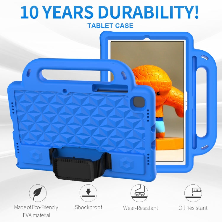 Diamond  EVA Shockproof Case with Holder & Strap, For Galaxy Tab A8 10.5(2021) X200/X205
