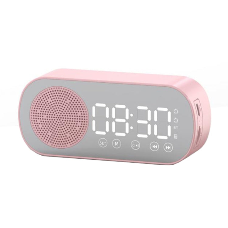 Z7 Digital Bluetooth 5.0 Speaker Multi-function Mirror Alarm Clock FM Radio, Z7 (Black), Z7 (White), Z7 (Pink)