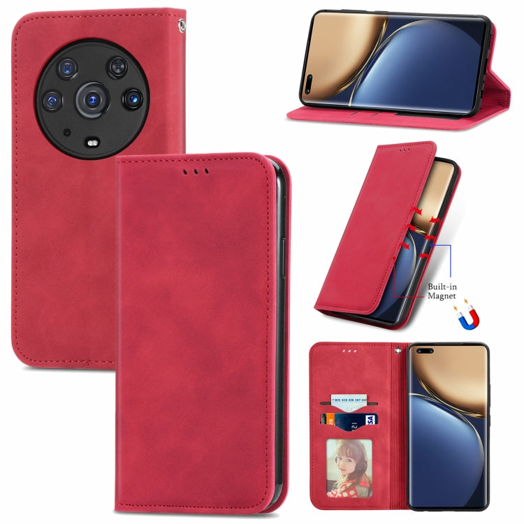 Retro Skin Feel Magnetic Horizontal Flip Leather Phone Case, For Honor Magic3 Pro, For Honor Magic3