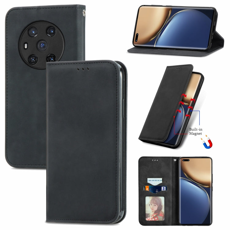 Retro Skin Feel Magnetic Horizontal Flip Leather Phone Case, For Honor Magic3 Pro, For Honor Magic3