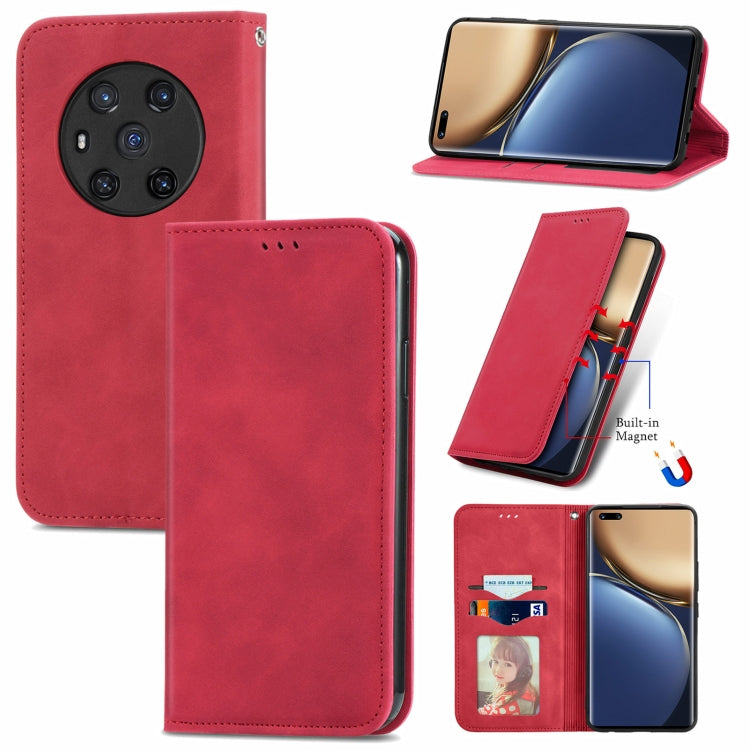 Retro Skin Feel Magnetic Horizontal Flip Leather Phone Case, For Honor Magic3 Pro, For Honor Magic3