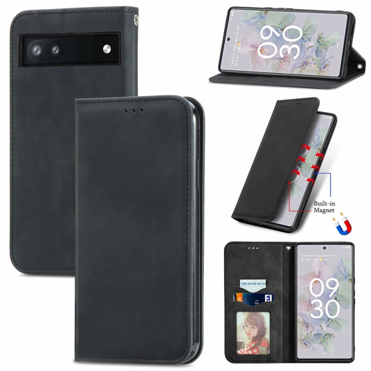 Retro Skin Feel Magnetic Horizontal Flip Leather Phone Case, For Google Pixel 6a, For Motorola Moto G31, For Motorola Moto G51, For Motorola Moto G71 5G, For Nokia G300, For  Honor 60, For Honor X10 Max 5G, For Honor X30i
