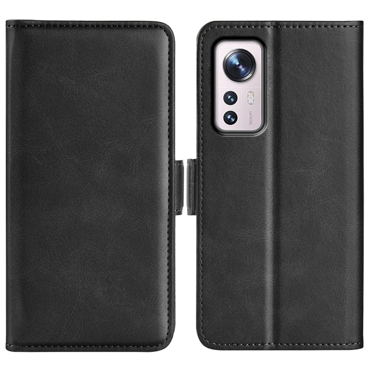 For Xiaomi 12 Dual-side Magnetic Buckle Flip Leather Phone Case, For Xiaomi 12