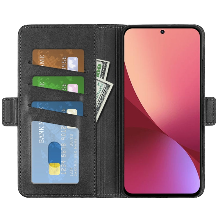 For Xiaomi 12 Dual-side Magnetic Buckle Flip Leather Phone Case, For Xiaomi 12